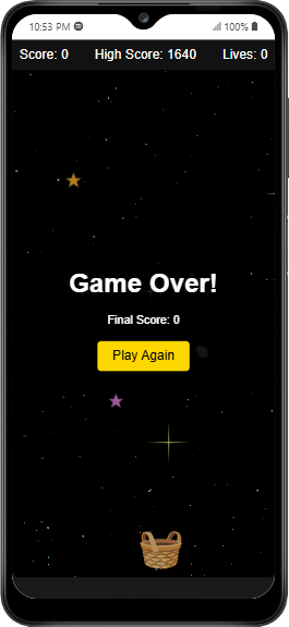 Game Over Screenshot